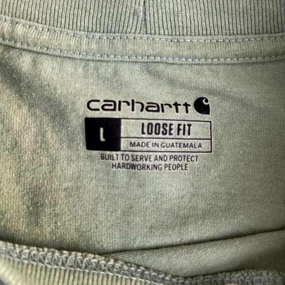 Carhartt Men's T-Shirt, Heavyweight Loose Fit Short Sleeve Crew Neck Pocket Tee - Picture 4 of 8